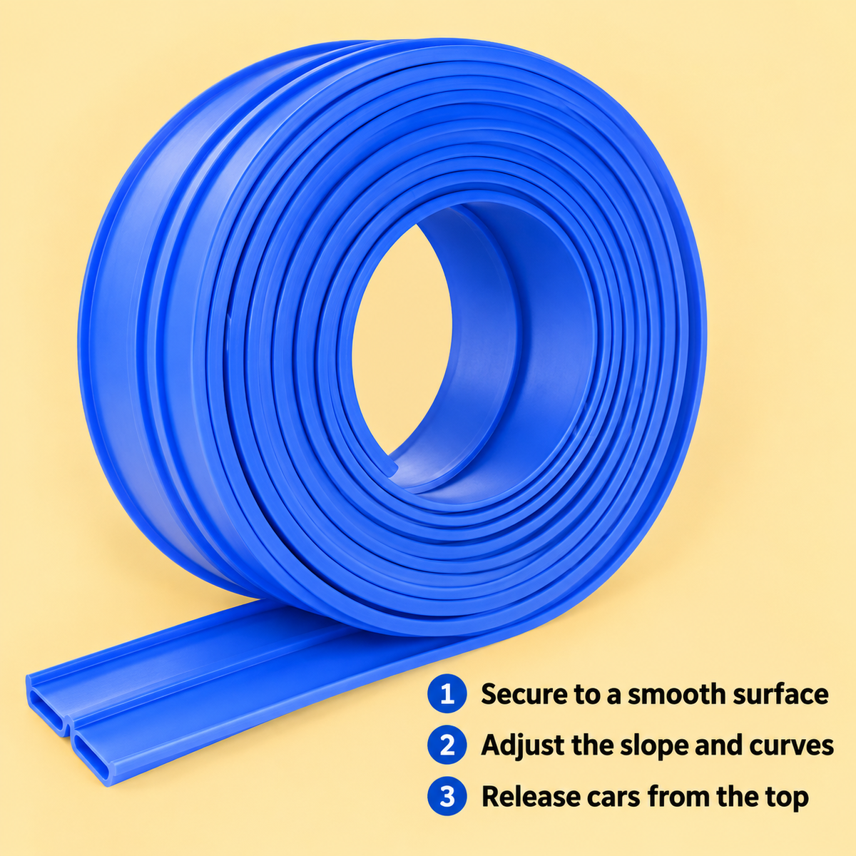 Flexible Double Race Track with 4 Cars, 5m: product details and play ideas (3)