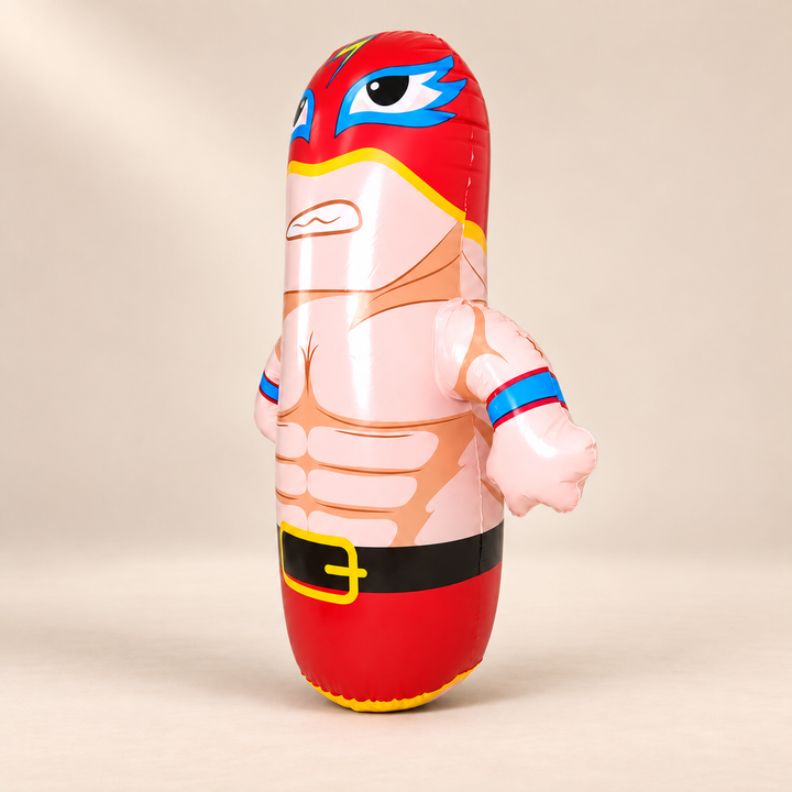 Inflatable Punching Bag – Boxer, 90 cm – toy-only studio photograph