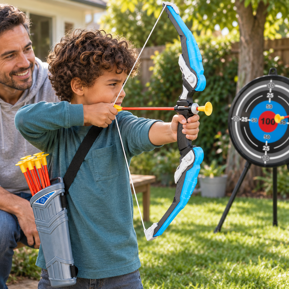 Kids Archery Set with Suction-Cup Arrows