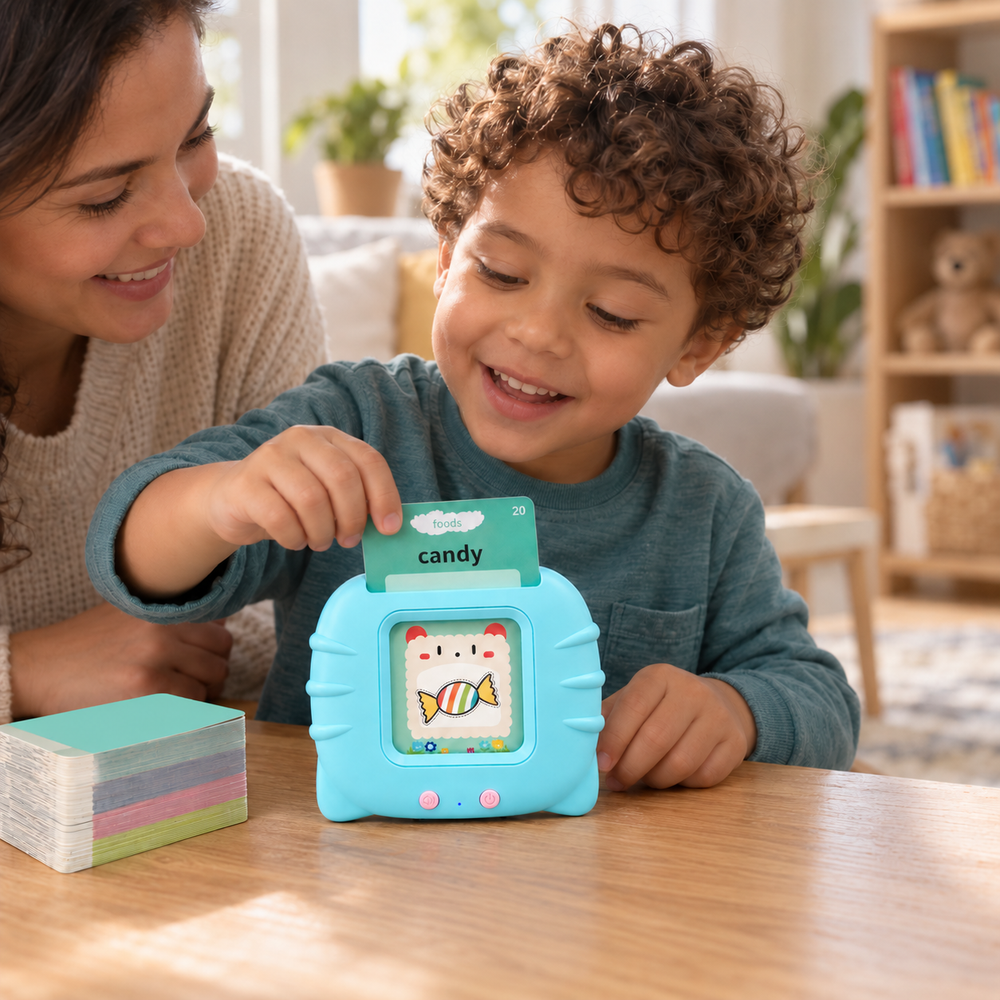 English Talking Flash Cards with Card Reader