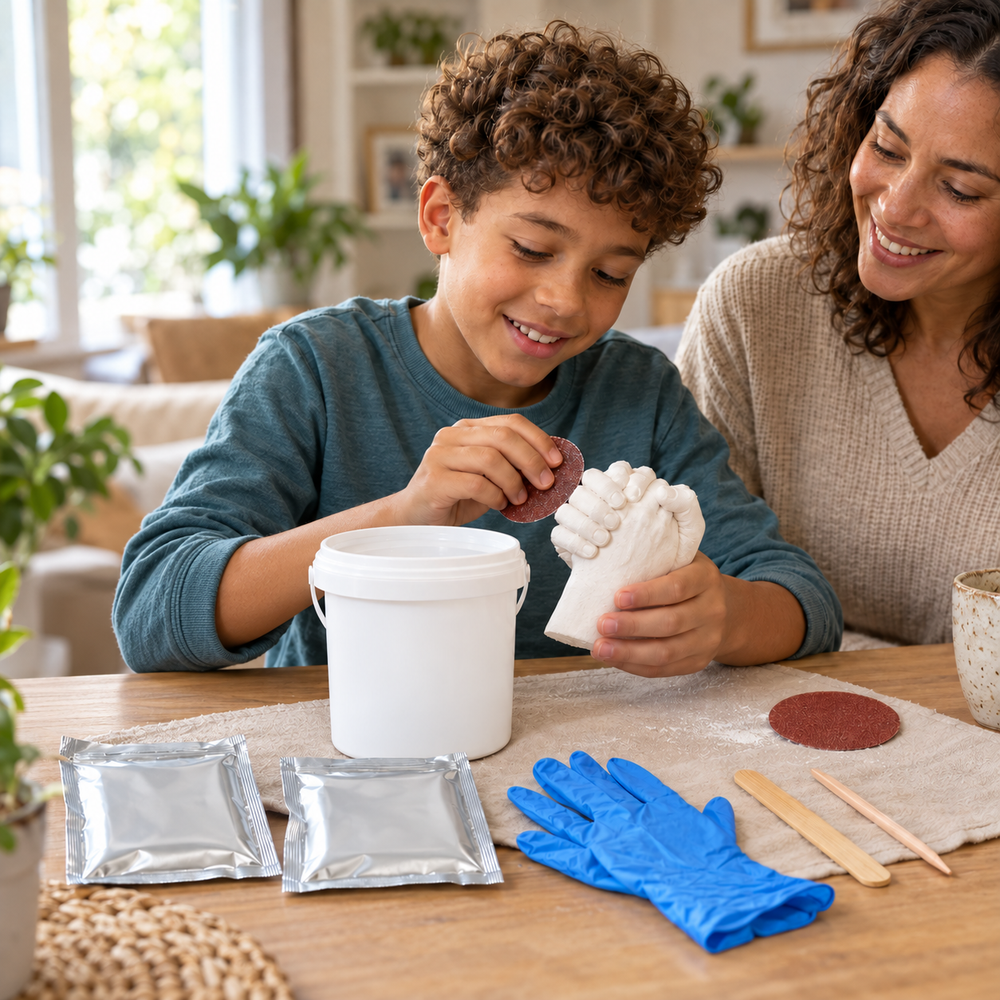 Hand Casting Kit for DIY Plaster Keepsakes