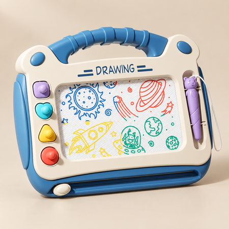 Magnetic Drawing Board – Blue or Pink