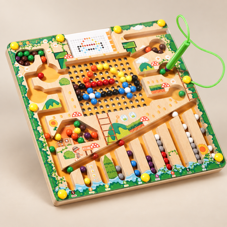 Magnetic Counting & Colour Sorting Maze