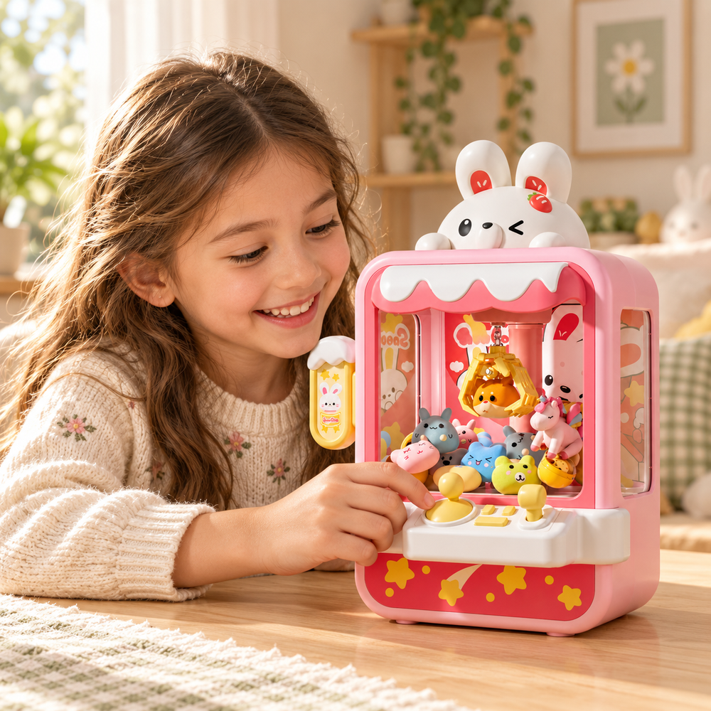 Mini Claw Machine - Rabbit or Dinosaur