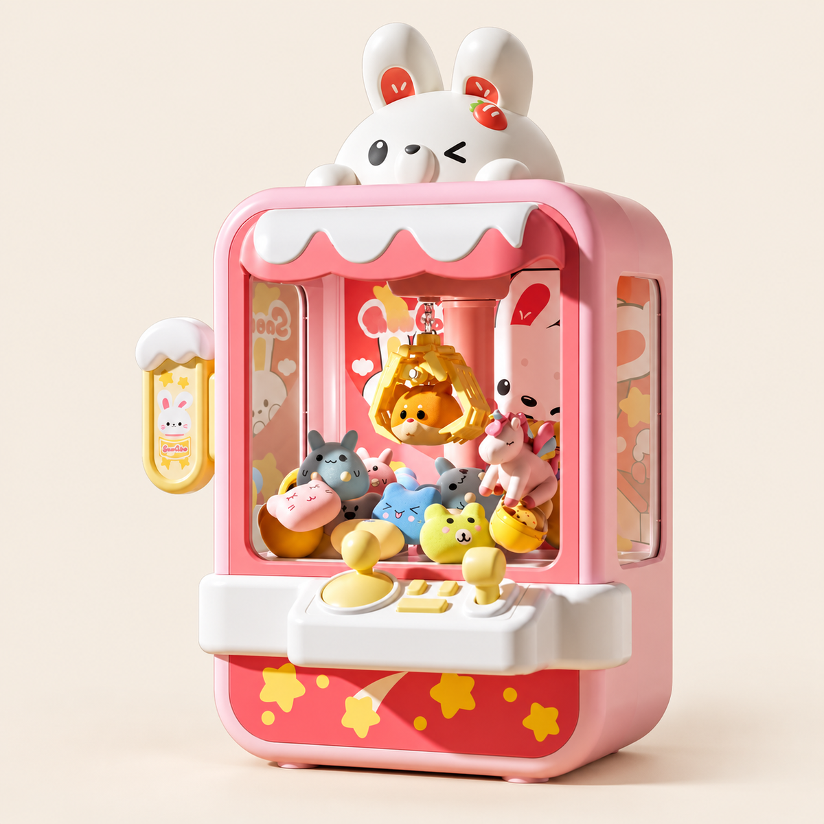 Mini Claw Machine - Rabbit or Dinosaur - Rabbit