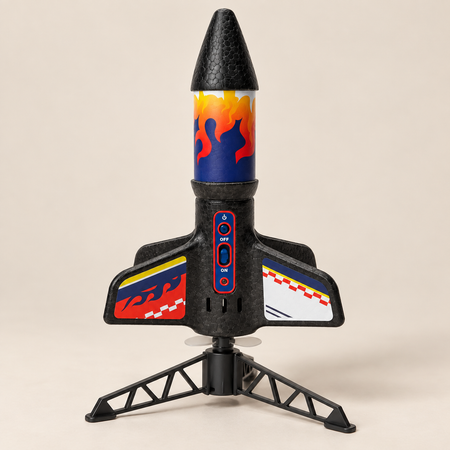 Rocket Launcher Toy – Motorised Rocket & Parachute