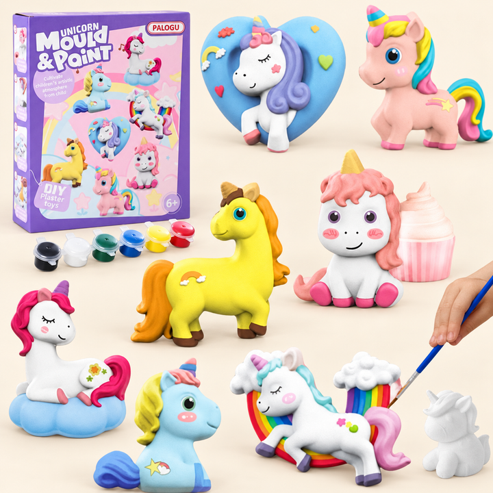 Mould and Paint Craft Kit – Unicorns – Pivoli Toys