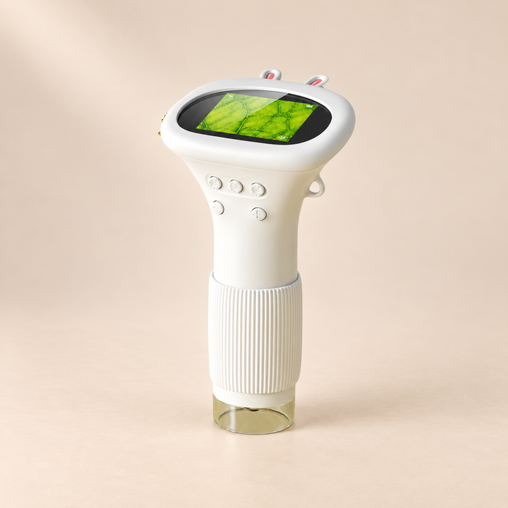 Digital Microscope with Screen and Memory Card – White – Pivoli Toys