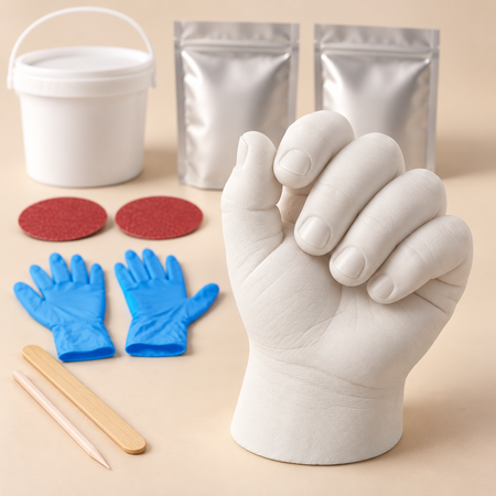 Hand Casting Kit for DIY Plaster Keepsakes