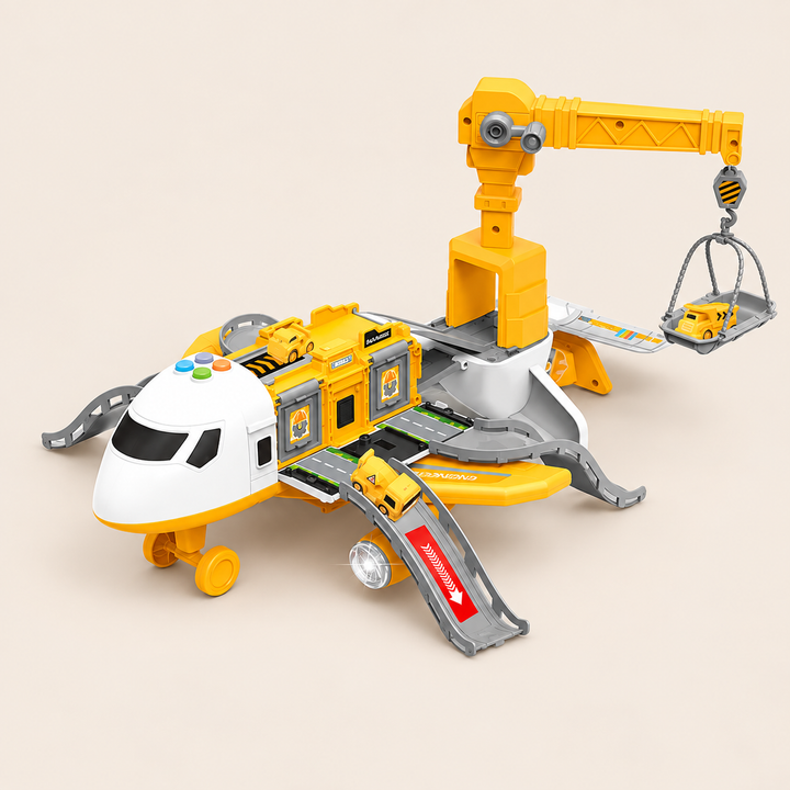 Transforming Toy Aeroplane Playset - Construction