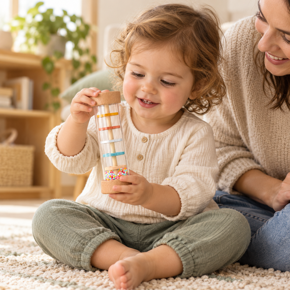 Wooden Rainmaker Sensory Toy