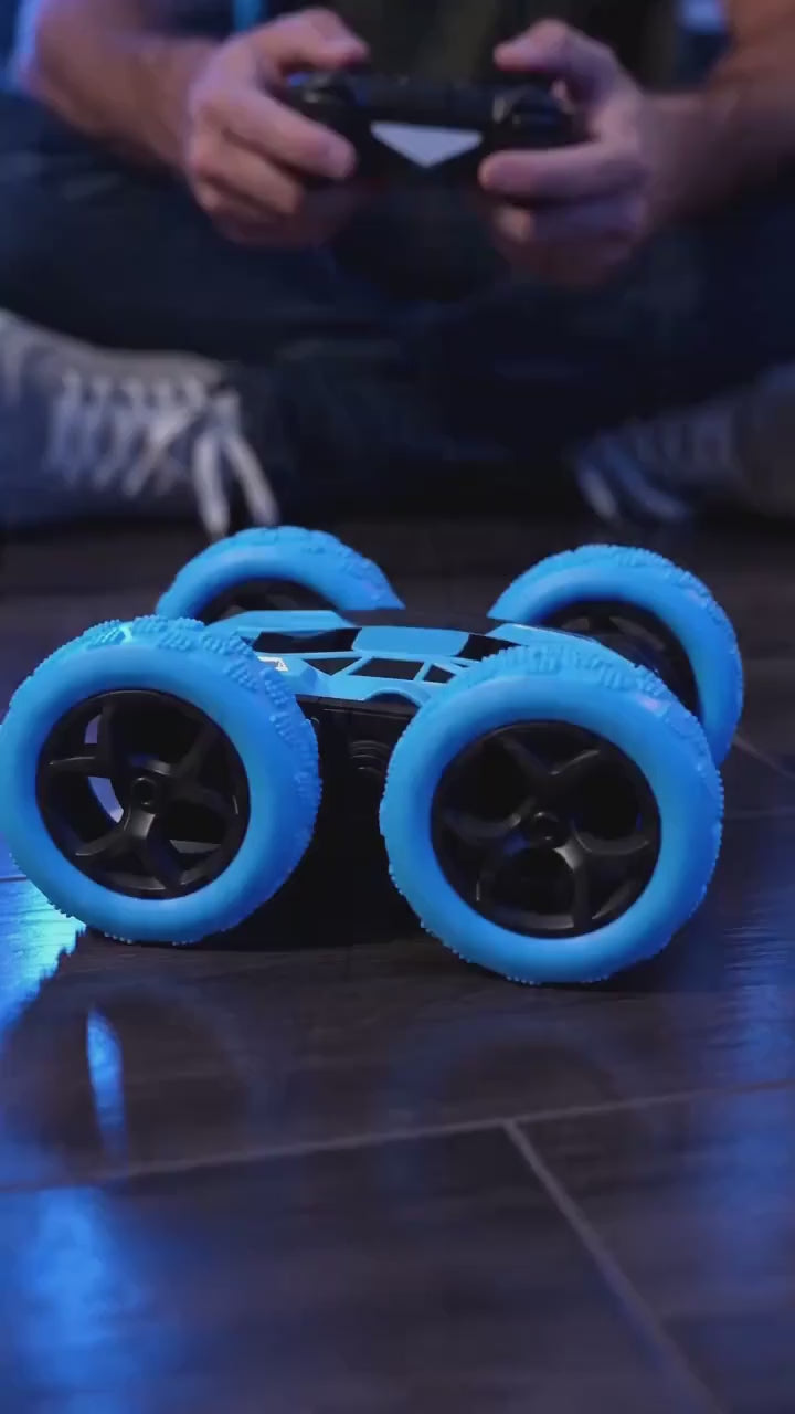 Double-Sided Remote Control Stunt Car, flip demo