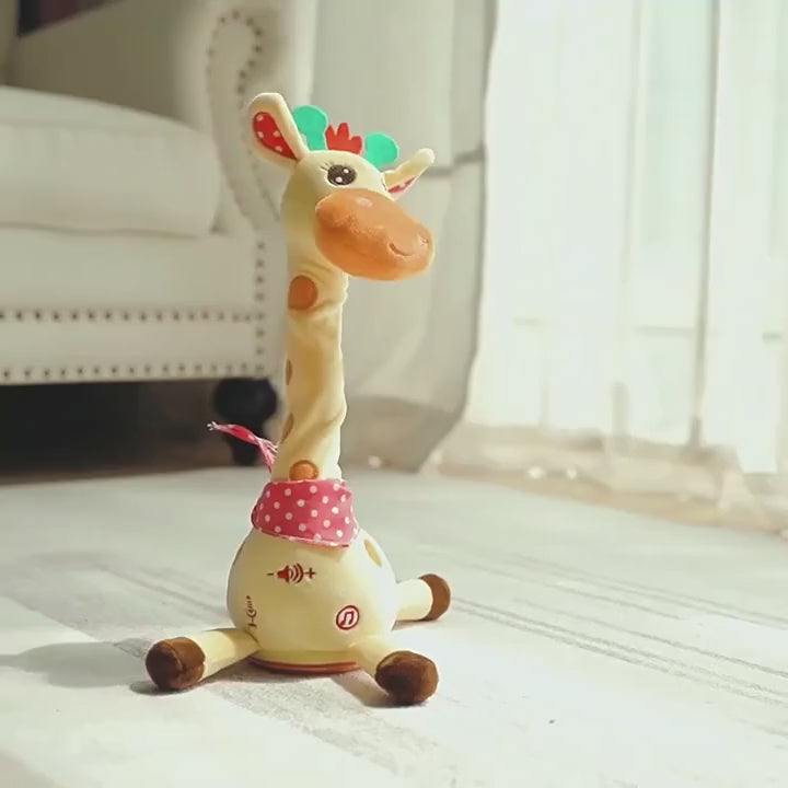 Dancing Talking Giraffe Toy — product demonstration
