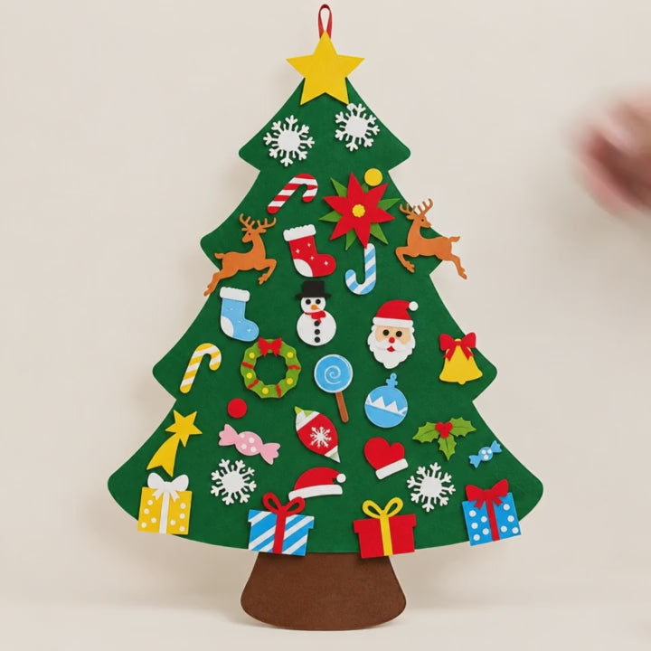 DIY Felt Christmas Tree Decoration Set — product presentation with Status by Jamie Bathgate