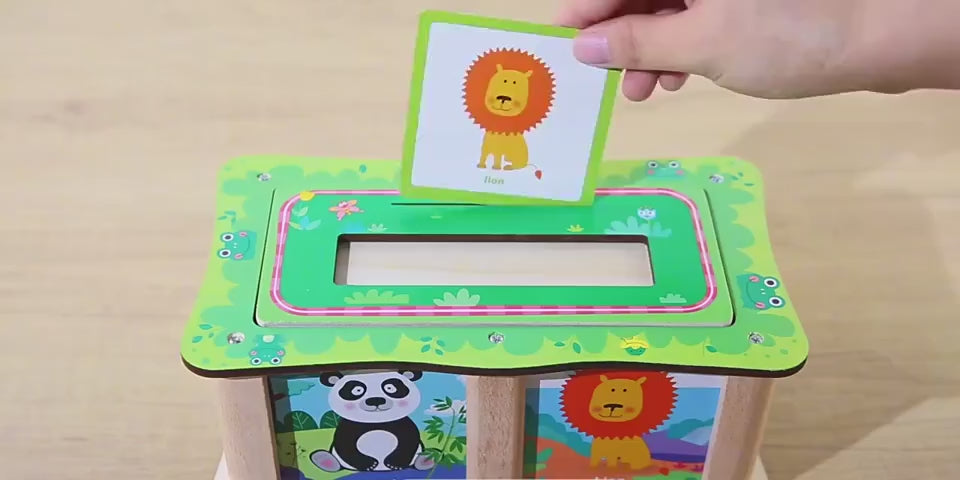 Wooden Spelling Game with Picture Cards and Letters, product video