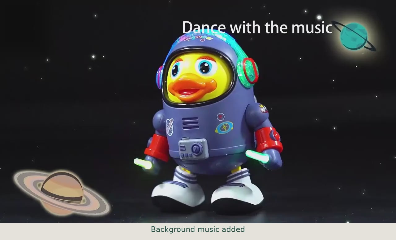 Dancing Astronaut Duck with Lights & Music — product presentation with Status by Jamie Bathgate