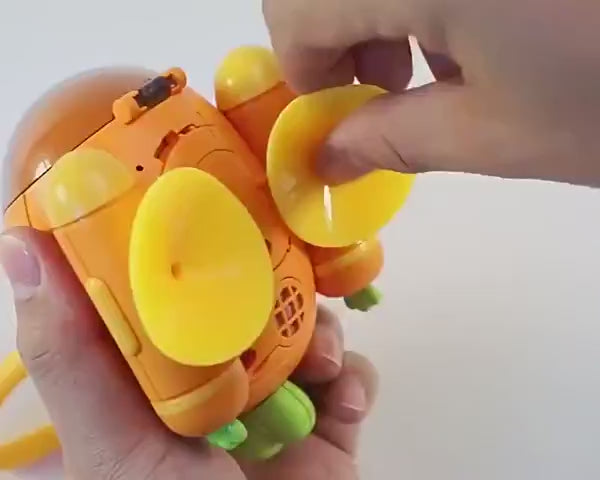 Carrot Bath Shower Toy with Electric Water Pump, product video