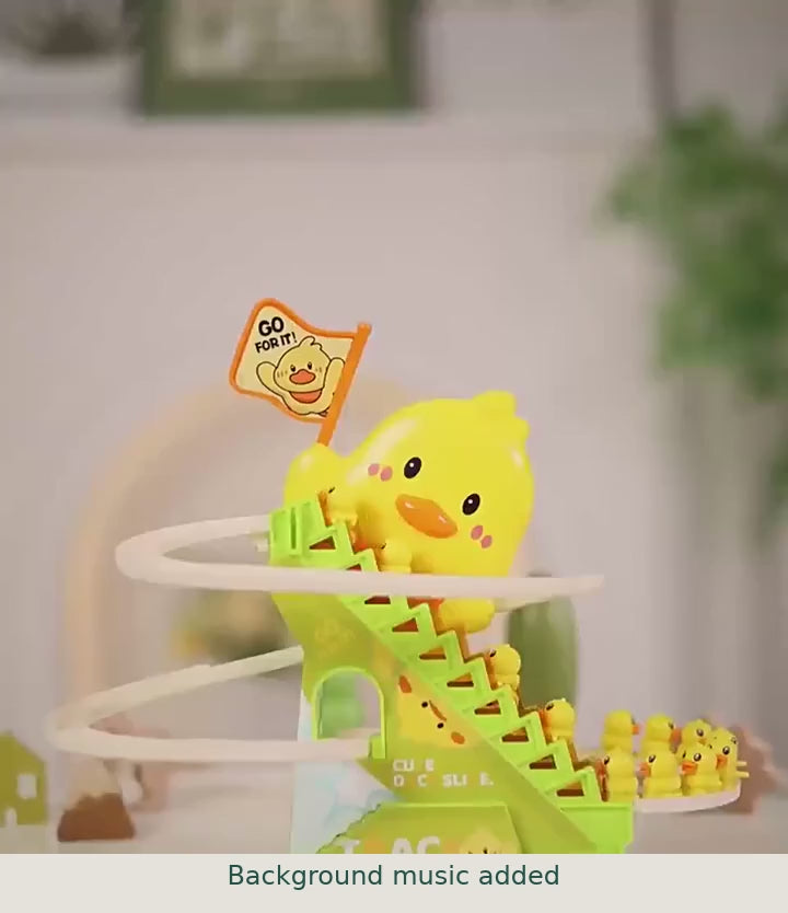 Stair-Climbing Duck Roller Coaster Toy — product presentation with Status by Jamie Bathgate